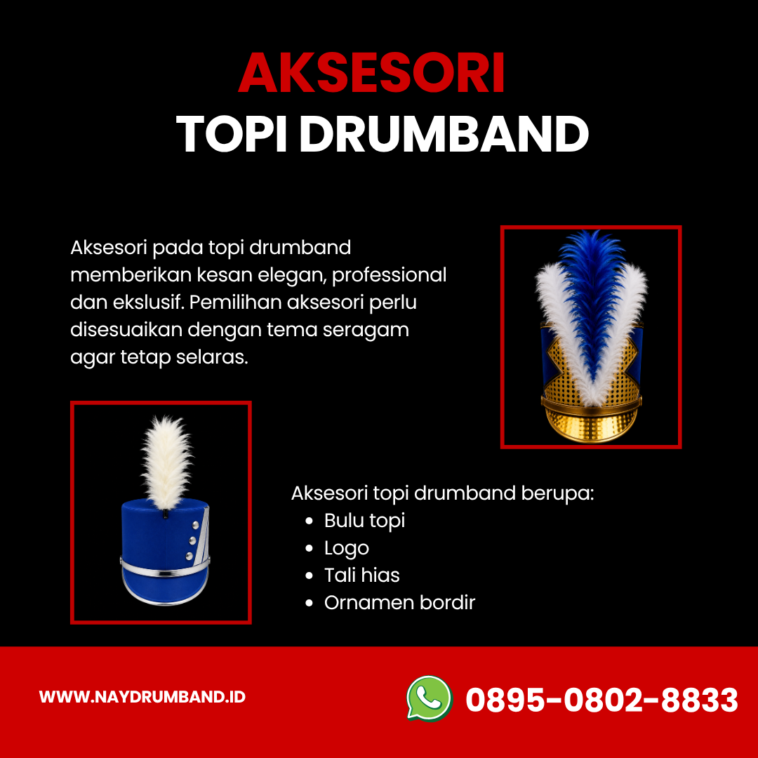 Aksesori Topi Drumband yang Membuat Penampilan Lebih Profesional