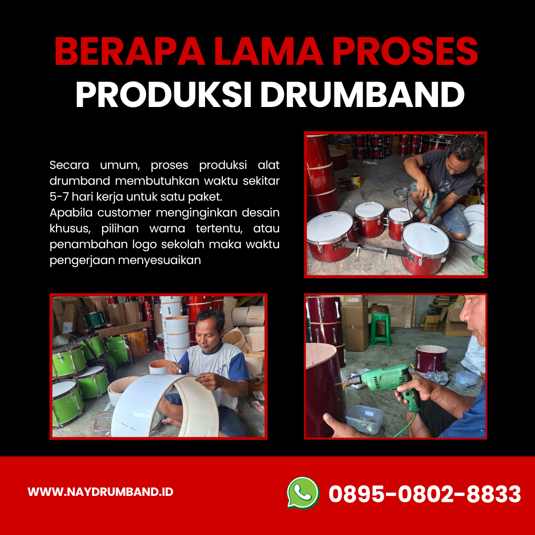 Berapa Lama Proses Produksi Alat Drumband? Ini Penjelasan Lengkapnya