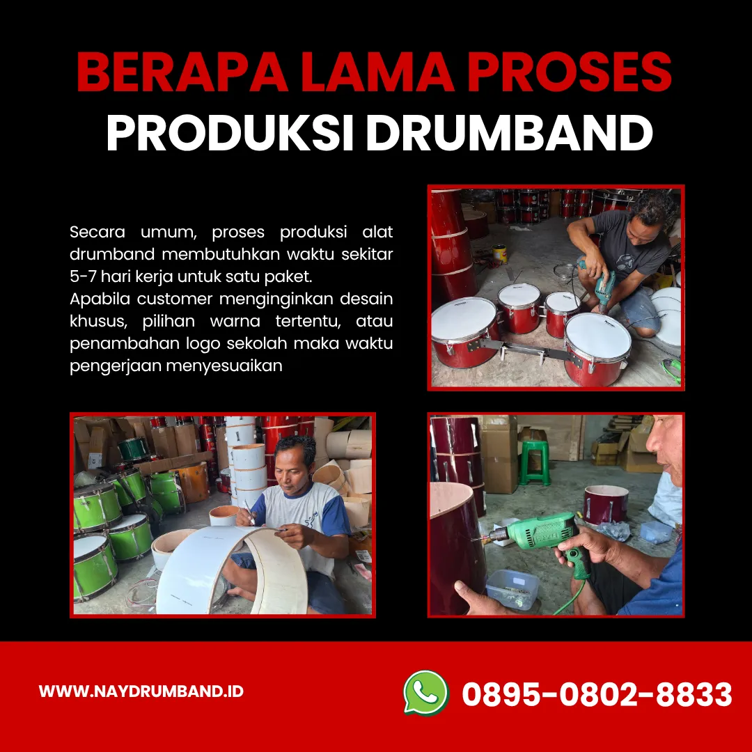 Berapa Lama Proses Produksi Alat Drumband? Ini Penjelasan Lengkapnya