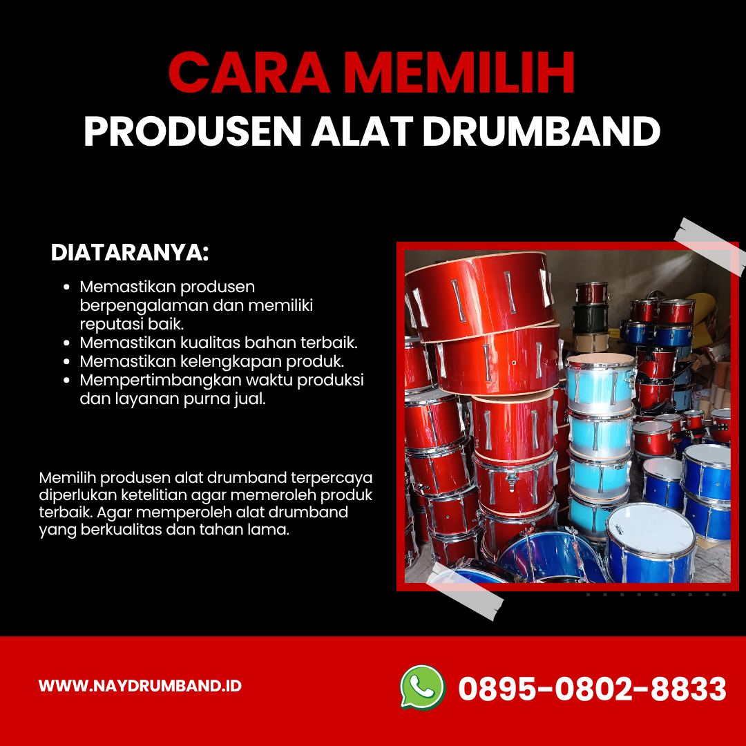 Cara Memilih Produsen Alat Drumband 