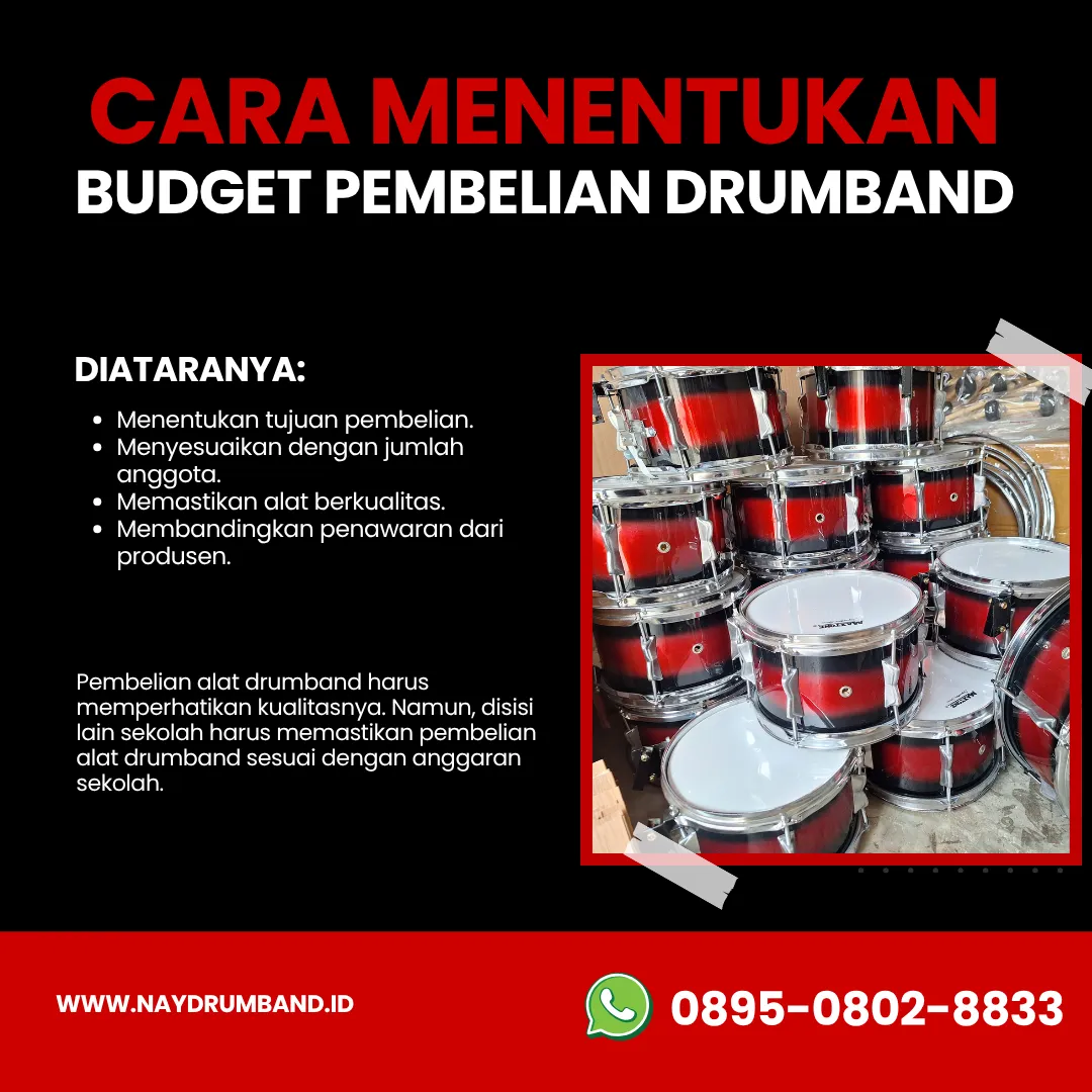 Cara Menentukan Budget Pembelian Drumband Sesuai Kebutuhan Sekolah