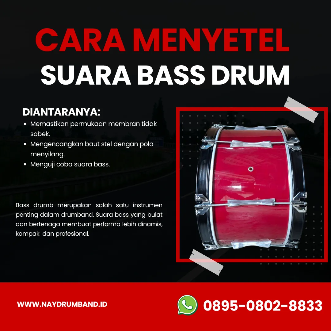 Cara Menyetel Suara Bass Drum Agar Lebih Maksimal