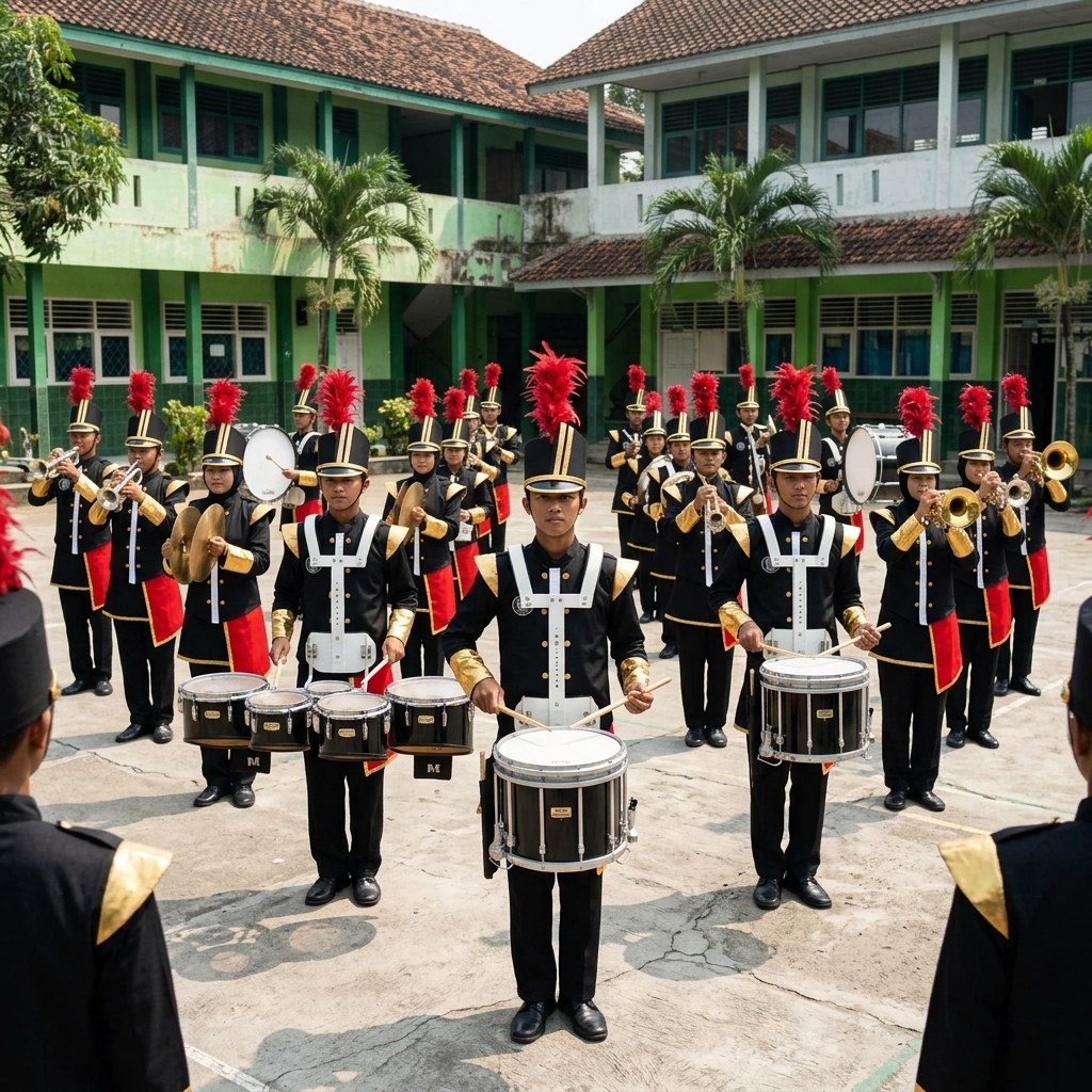 Inspirasi Desain Seragam Drumband Islami yang Tetap Elegan!