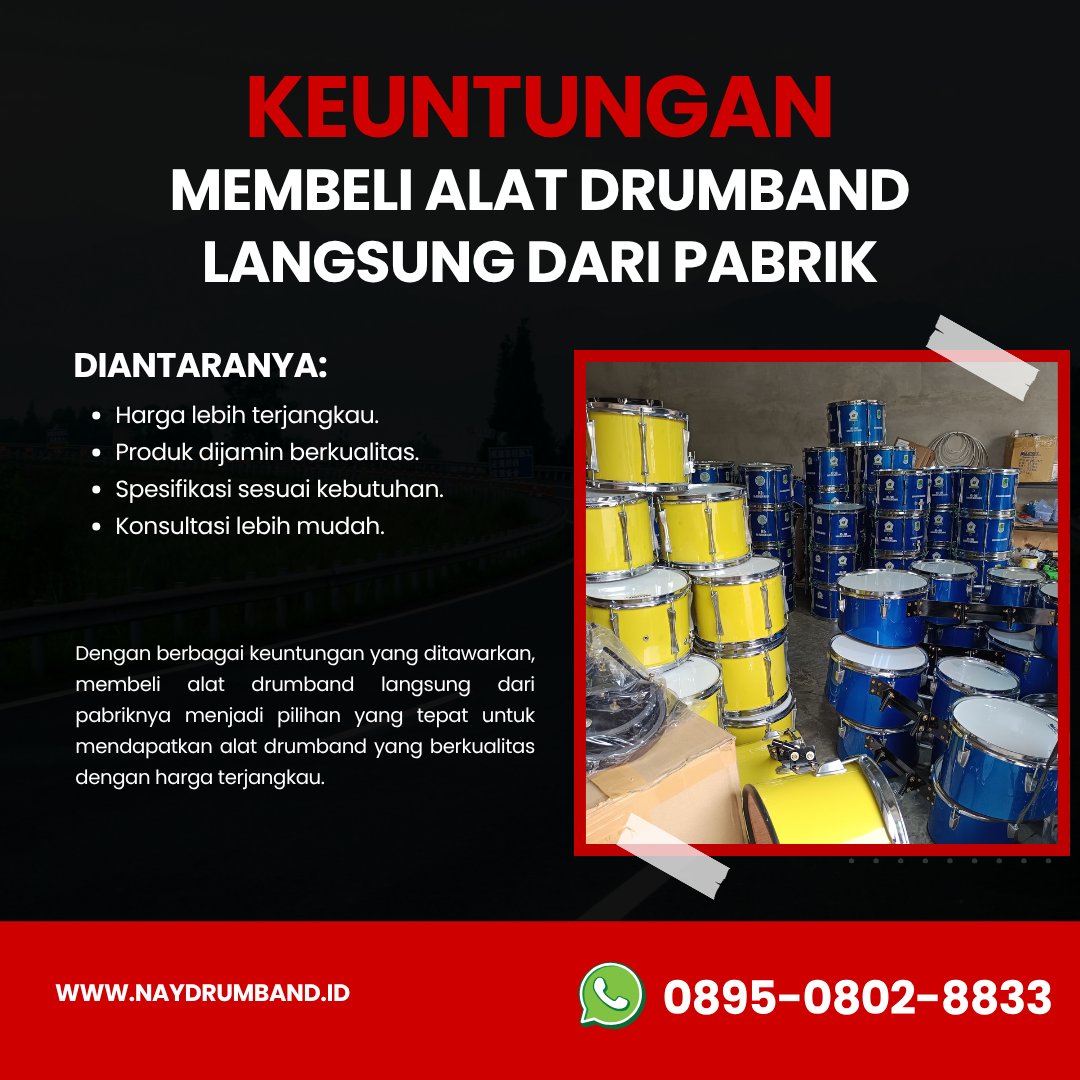 Keuntungan Membeli Alat Drumband Langsung dari Pabrik
