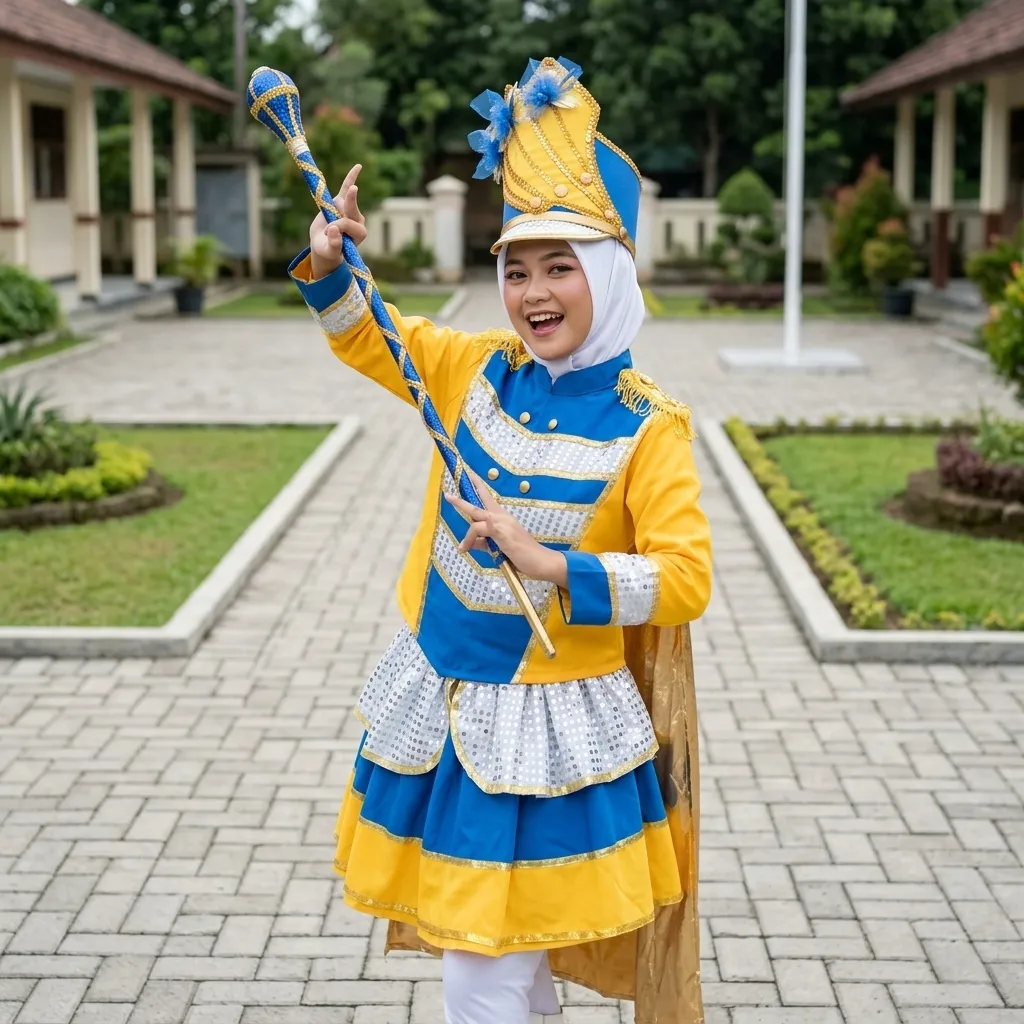 Tugas Seorang Mayoret dalam Pertunjukan Drumband